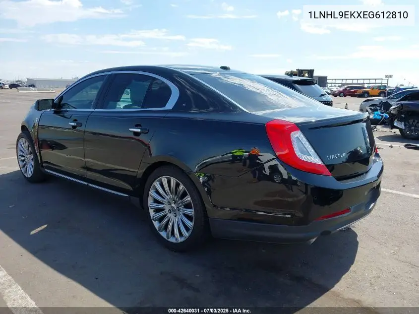 2014 Lincoln Mks VIN: 1LNHL9EKXEG612810 Lot: 42640031