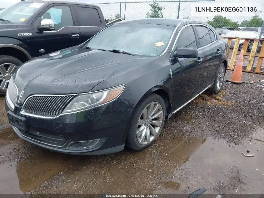 2014 Lincoln Mks VIN: 1LNHL9EK0EG601136 Lot: 42644339