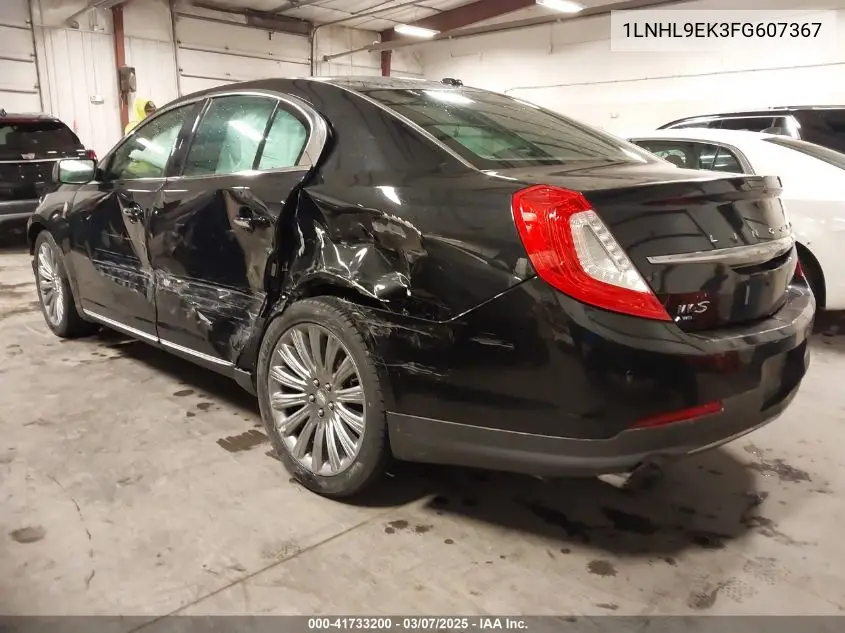 2015 Lincoln Mks VIN: 1LNHL9EK3FG607367 Lot: 41733200