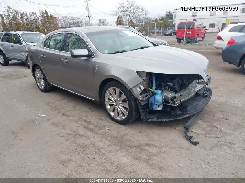 2015 Lincoln Mks Ecoboost VIN: 1LNHL9FT9FG603959 Lot: 41733606