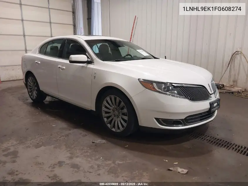 2015 Lincoln Mks VIN: 1LNHL9EK1FG608274 Lot: 42235689