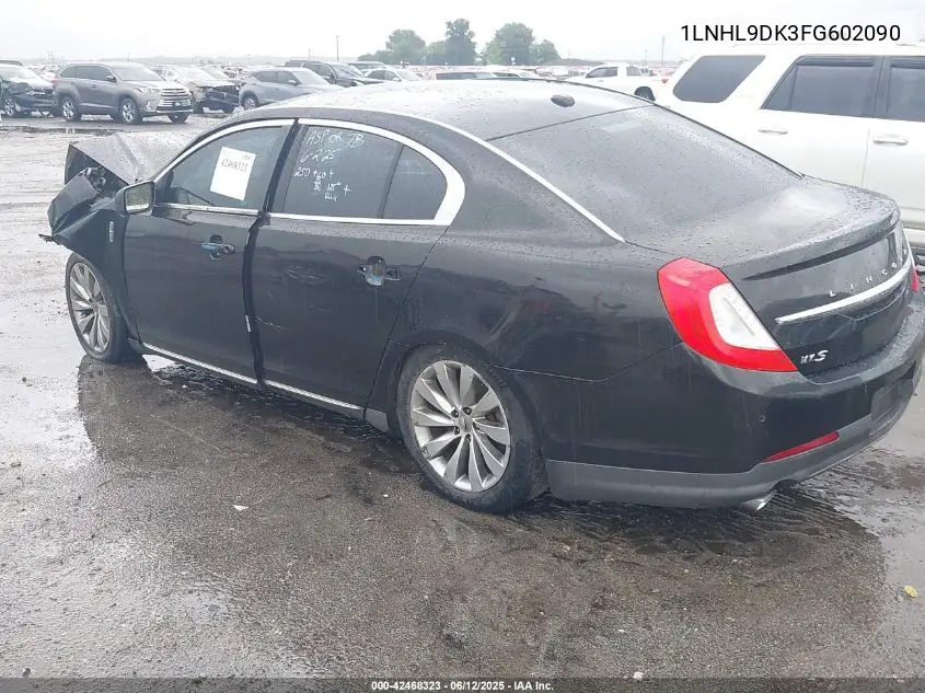 2015 Lincoln Mks VIN: 1LNHL9DK3FG602090 Lot: 42468323