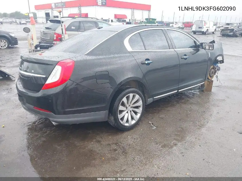 2015 Lincoln Mks VIN: 1LNHL9DK3FG602090 Lot: 42468323