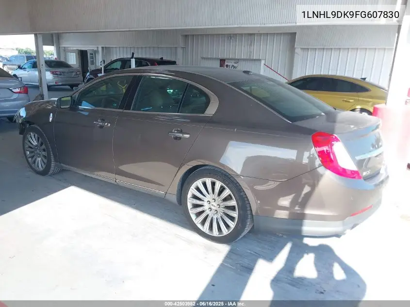 2015 Lincoln Mks VIN: 1LNHL9DK9FG607830 Lot: 42503982