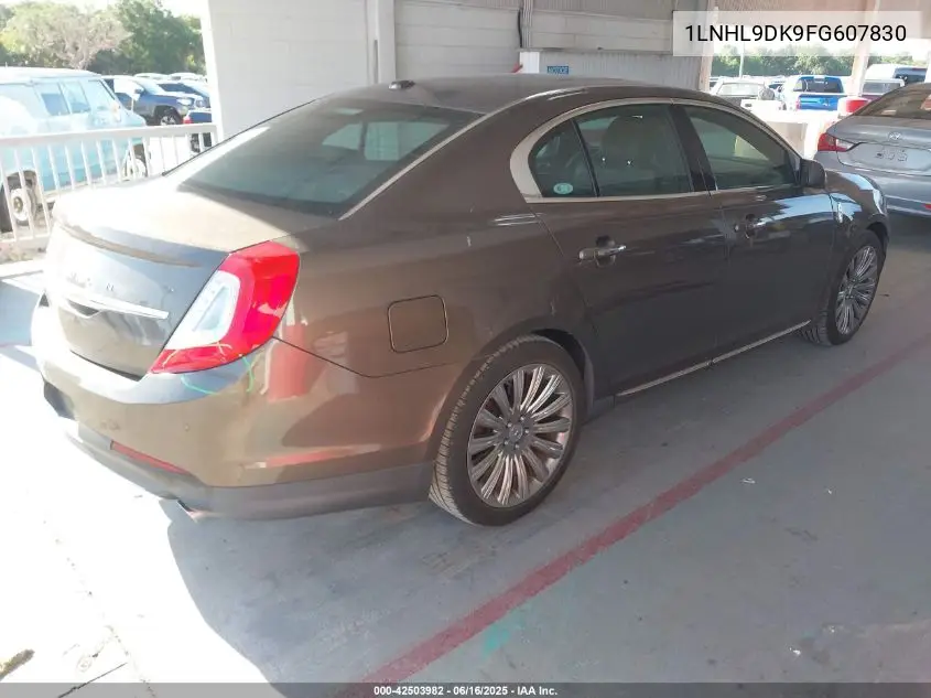 2015 Lincoln Mks VIN: 1LNHL9DK9FG607830 Lot: 42503982