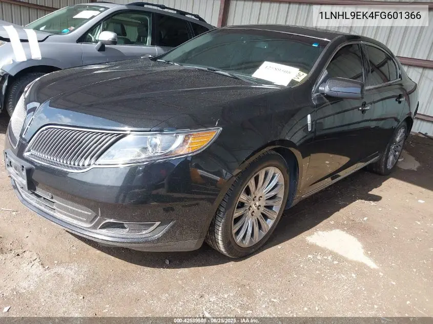 2015 Lincoln Mks VIN: 1LNHL9EK4FG601366 Lot: 42589508