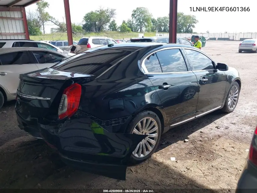 2015 Lincoln Mks VIN: 1LNHL9EK4FG601366 Lot: 42589508