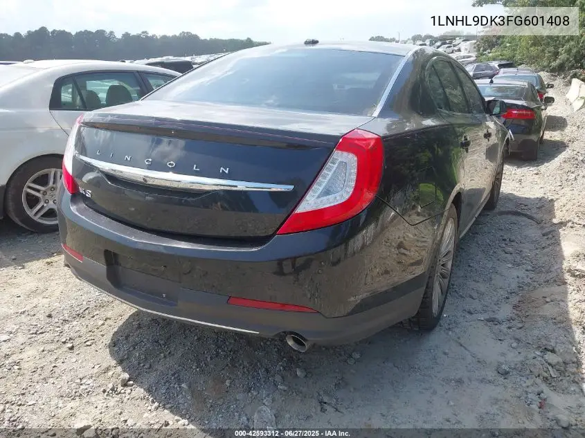 2015 Lincoln Mks VIN: 1LNHL9DK3FG601408 Lot: 42593312