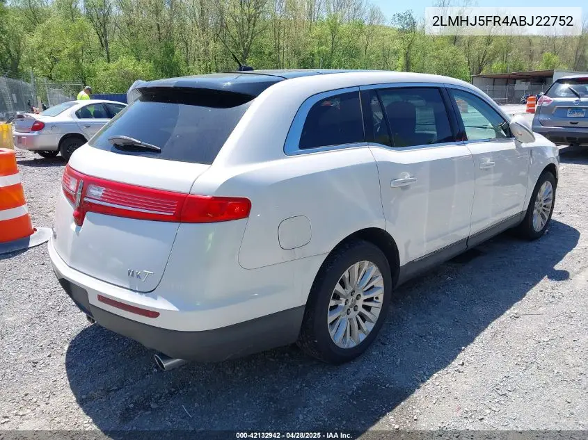 2010 Lincoln Mkt VIN: 2LMHJ5FR4ABJ22752 Lot: 42132942
