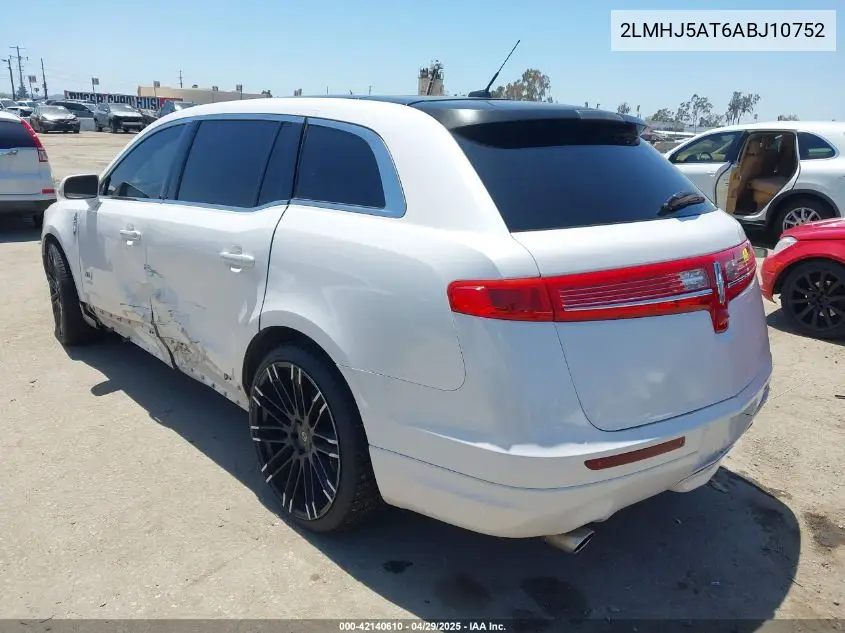2010 Lincoln Mkt Ecoboost VIN: 2LMHJ5AT6ABJ10752 Lot: 42140610