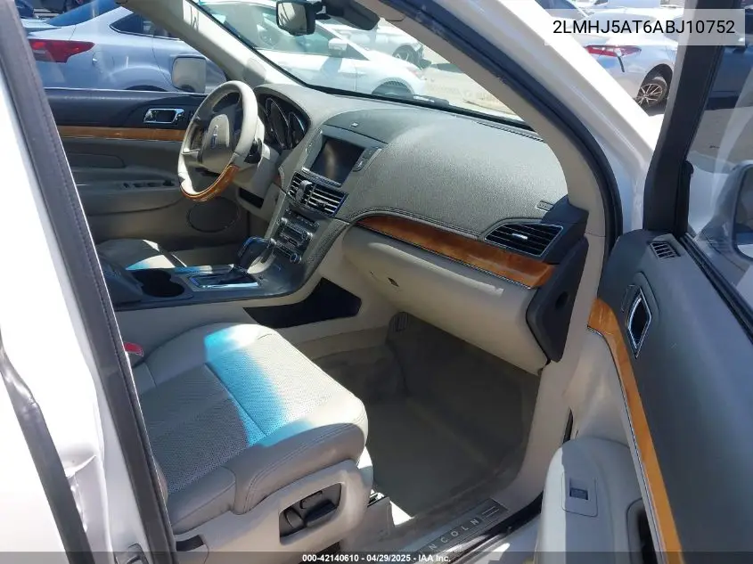 2010 Lincoln Mkt Ecoboost VIN: 2LMHJ5AT6ABJ10752 Lot: 42140610