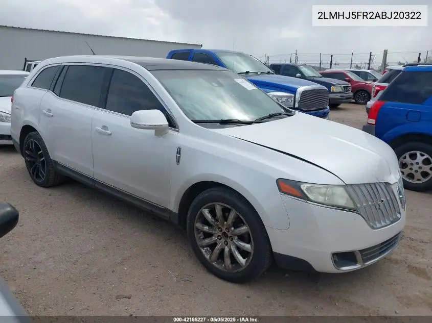 2010 Lincoln Mkt VIN: 2LMHJ5FR2ABJ20322 Lot: 42165227