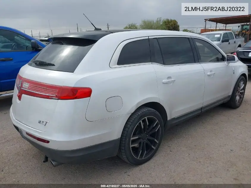 2010 Lincoln Mkt VIN: 2LMHJ5FR2ABJ20322 Lot: 42165227