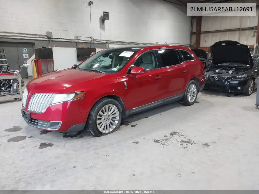 2010 Lincoln Mkt VIN: 2LMHJ5AR5ABJ12691 Lot: 42531401