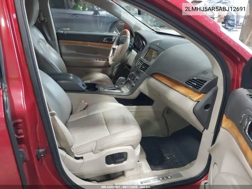 2010 Lincoln Mkt VIN: 2LMHJ5AR5ABJ12691 Lot: 42531401
