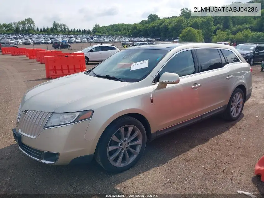 2010 Lincoln Mkt Ecoboost VIN: 2LMHJ5AT6ABJ04286 Lot: 42543697