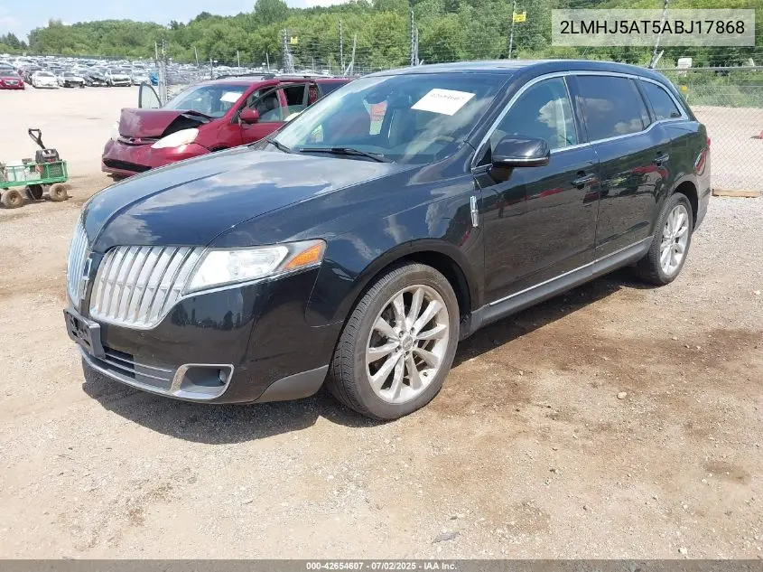 2010 Lincoln Mkt Ecoboost VIN: 2LMHJ5AT5ABJ17868 Lot: 42654607