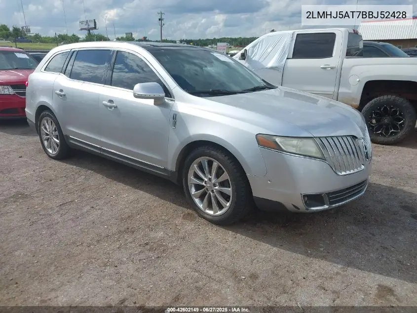 2011 Lincoln Mkt Ecoboost VIN: 2LMHJ5AT7BBJ52428 Lot: 42602149