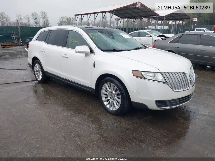 2012 Lincoln Mkt Ecoboost VIN: 2LMHJ5AT6CBL50239 Lot: 41923179