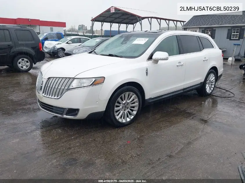 2012 Lincoln Mkt Ecoboost VIN: 2LMHJ5AT6CBL50239 Lot: 41923179