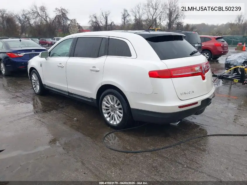 2012 Lincoln Mkt Ecoboost VIN: 2LMHJ5AT6CBL50239 Lot: 41923179