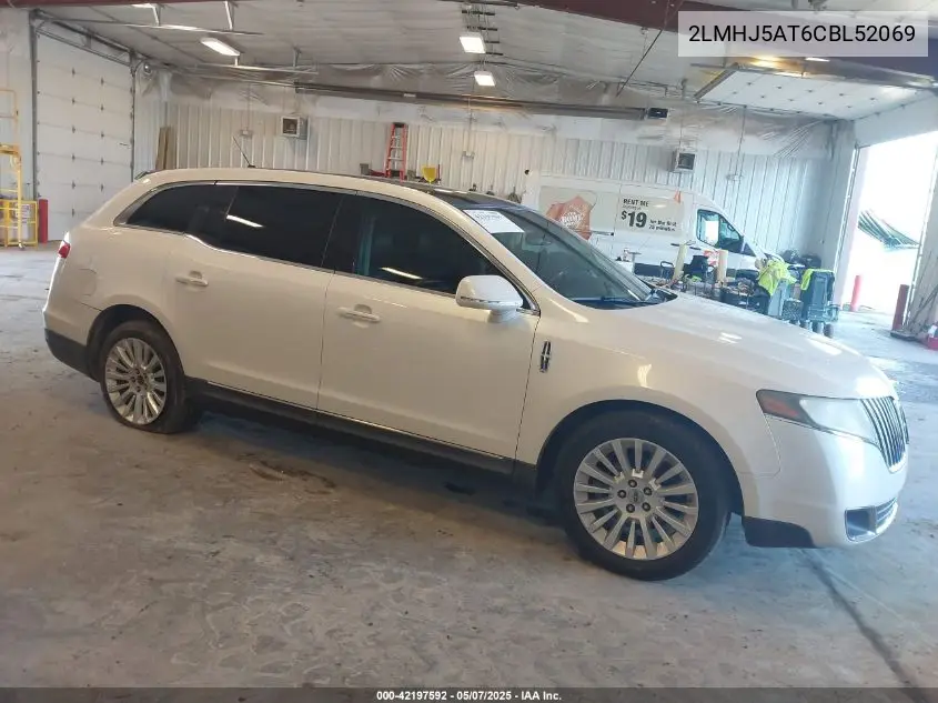 2012 Lincoln Mkt Ecoboost VIN: 2LMHJ5AT6CBL52069 Lot: 42197592