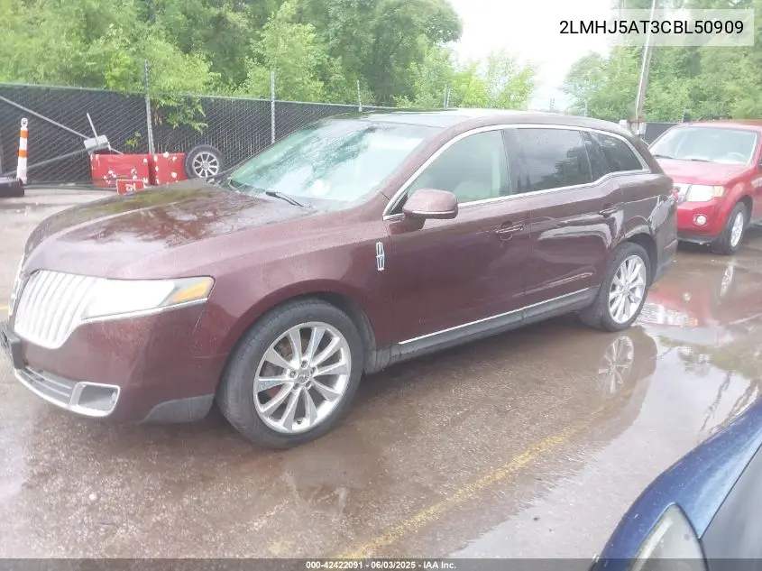 2012 Lincoln Mkt Ecoboost VIN: 2LMHJ5AT3CBL50909 Lot: 42422091
