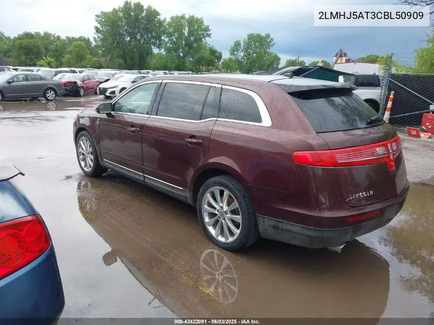 2012 Lincoln Mkt Ecoboost VIN: 2LMHJ5AT3CBL50909 Lot: 42422091