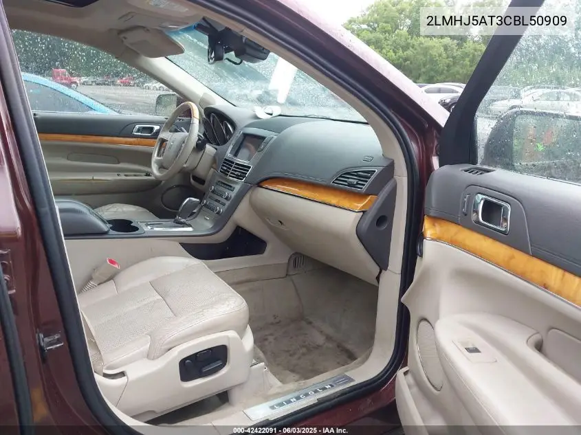 2012 Lincoln Mkt Ecoboost VIN: 2LMHJ5AT3CBL50909 Lot: 42422091