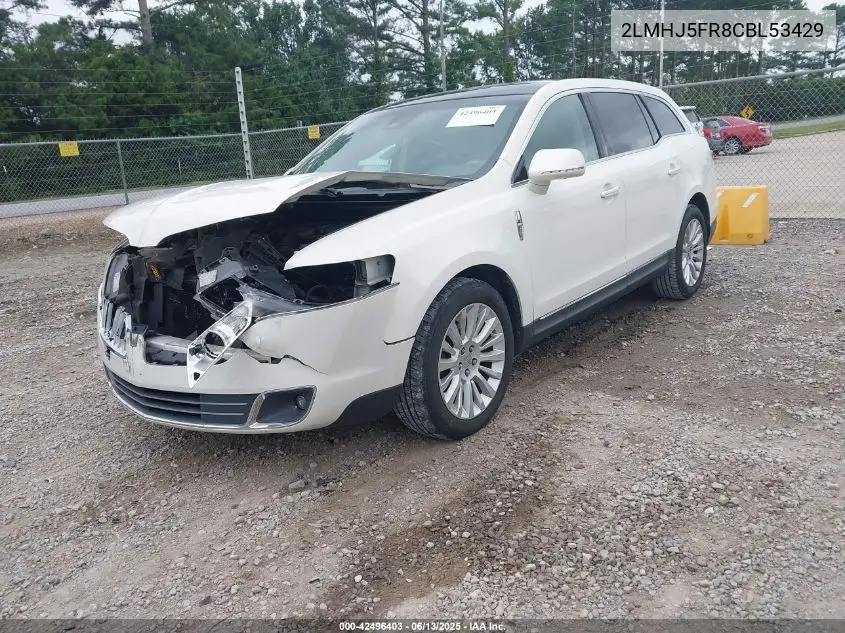 2012 Lincoln Mkt VIN: 2LMHJ5FR8CBL53429 Lot: 42496403