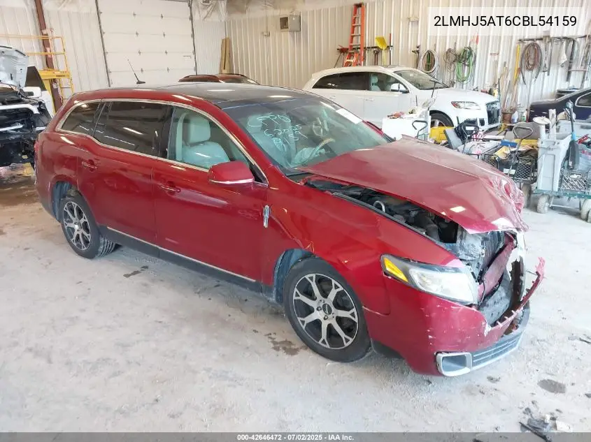 2012 Lincoln Mkt Ecoboost VIN: 2LMHJ5AT6CBL54159 Lot: 42646472