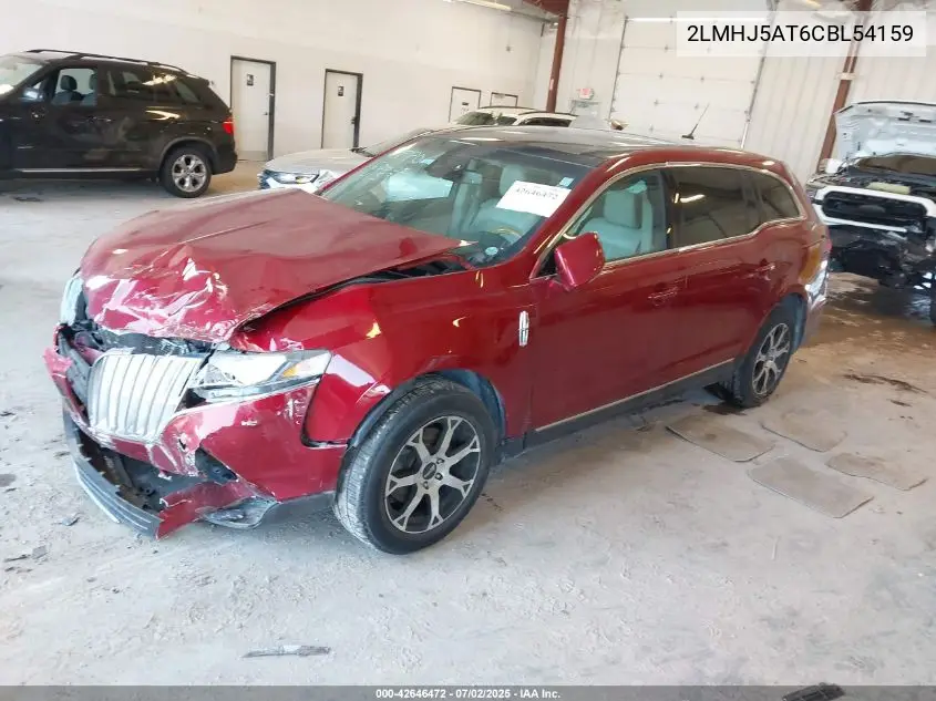 2012 Lincoln Mkt Ecoboost VIN: 2LMHJ5AT6CBL54159 Lot: 42646472