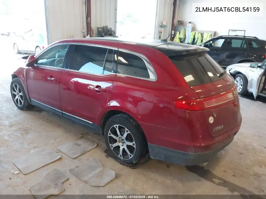 2012 Lincoln Mkt Ecoboost VIN: 2LMHJ5AT6CBL54159 Lot: 42646472
