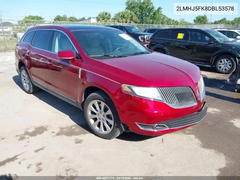 2013 Lincoln Mkt VIN: 2LMHJ5FK8DBL53578 Lot: 42071773