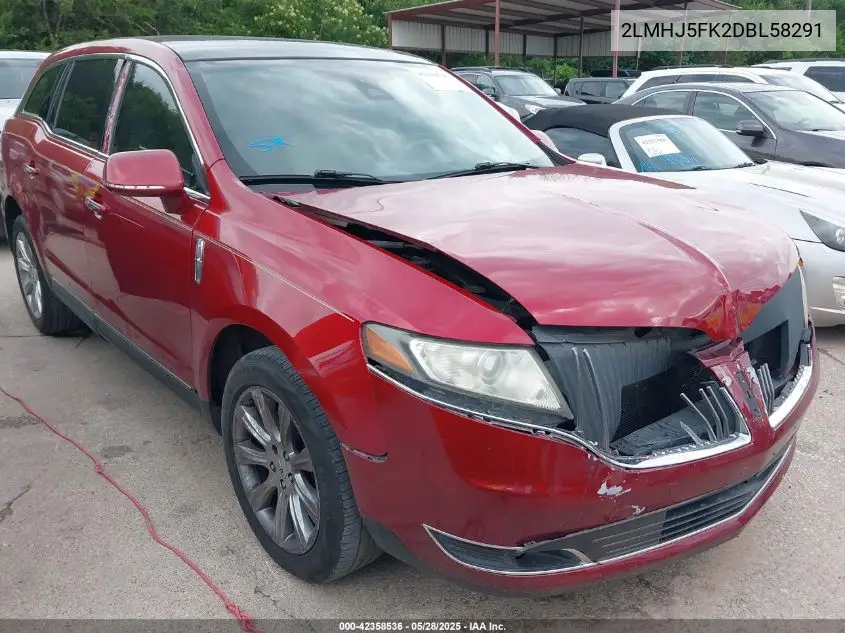 2013 Lincoln Mkt VIN: 2LMHJ5FK2DBL58291 Lot: 42358536