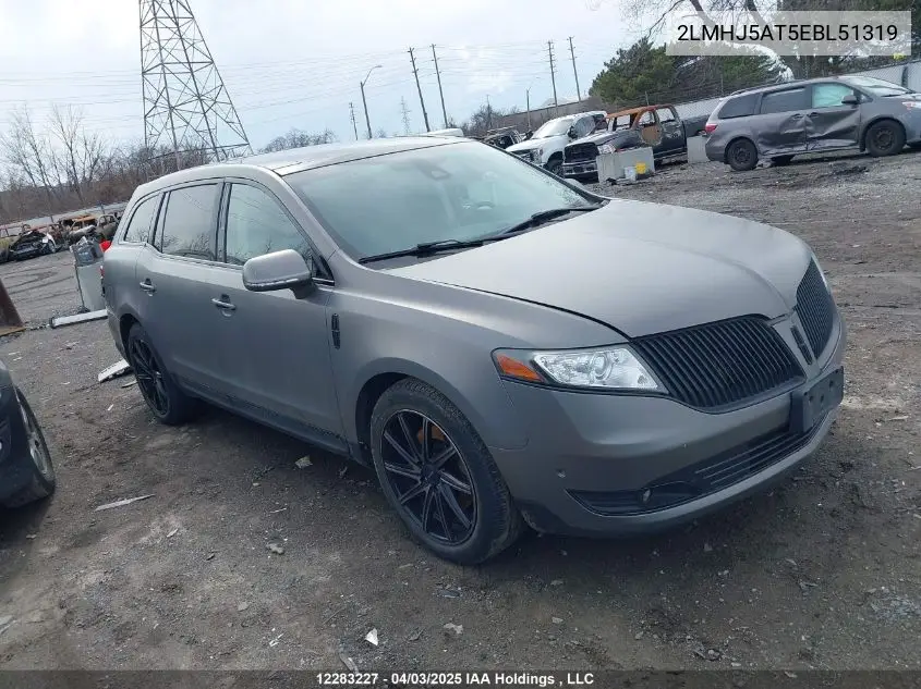 2014 Lincoln Mkt VIN: 2LMHJ5AT5EBL51319 Lot: 12283227