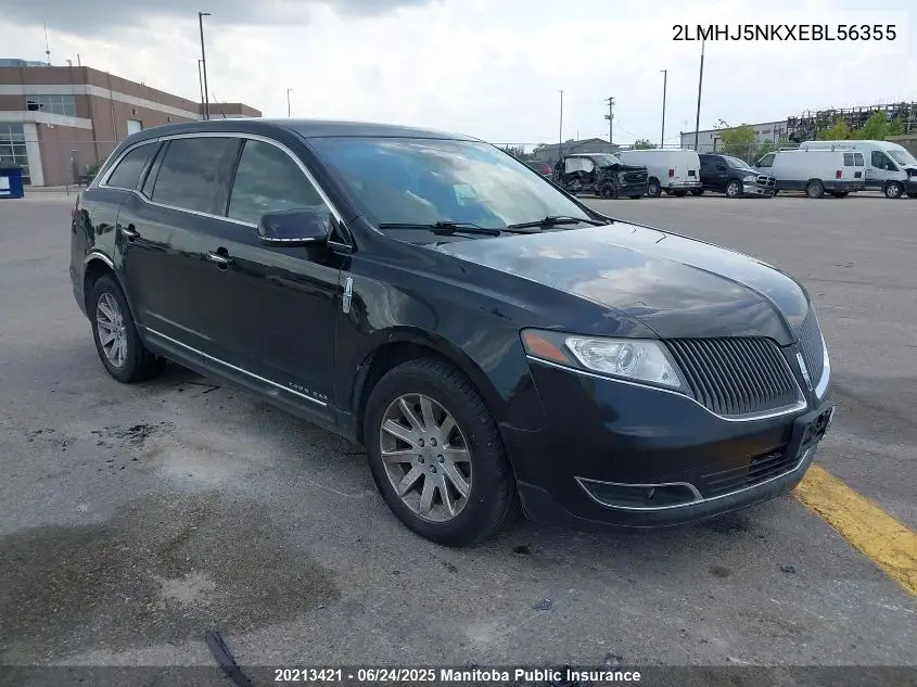 2014 Lincoln Mkt VIN: 2LMHJ5NKXEBL56355 Lot: 20213421