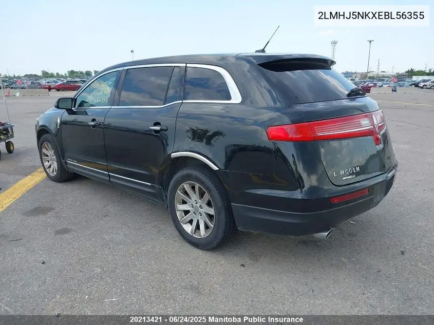 2014 Lincoln Mkt VIN: 2LMHJ5NKXEBL56355 Lot: 20213421