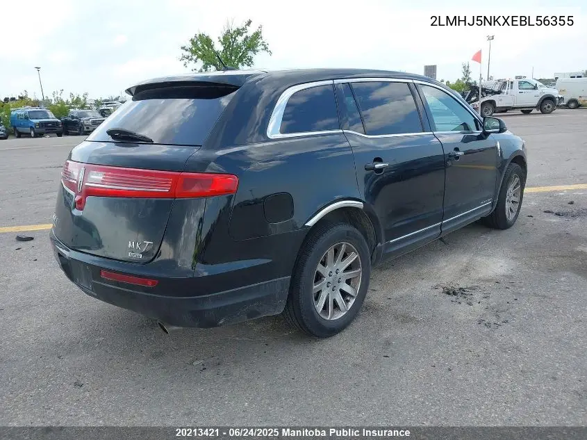 2014 Lincoln Mkt VIN: 2LMHJ5NKXEBL56355 Lot: 20213421