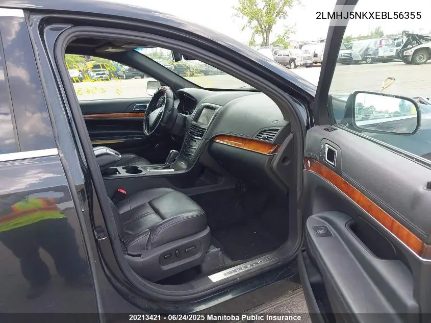 2014 Lincoln Mkt VIN: 2LMHJ5NKXEBL56355 Lot: 20213421