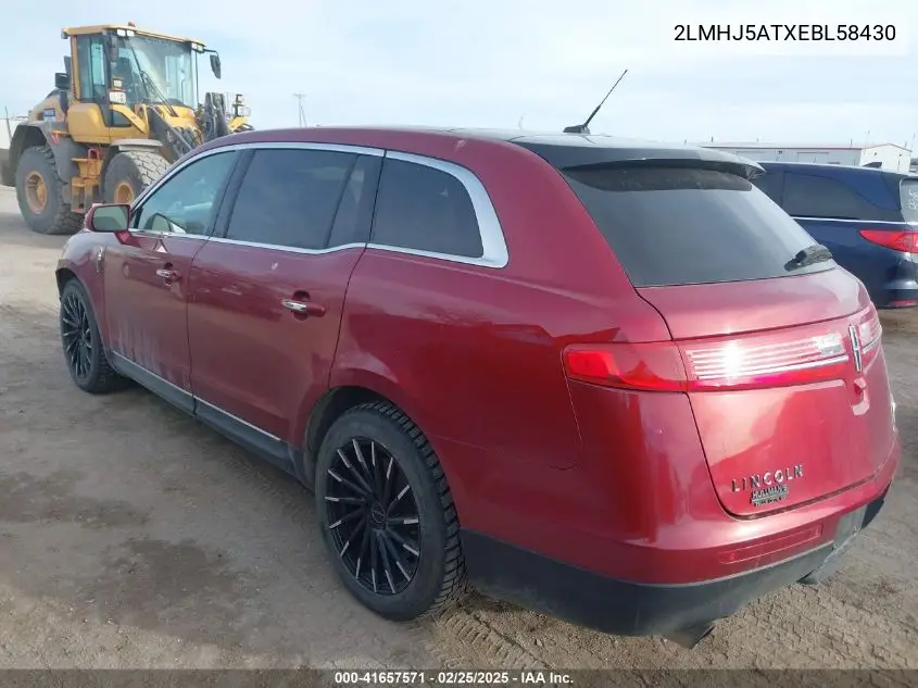 2014 Lincoln Mkt Ecoboost VIN: 2LMHJ5ATXEBL58430 Lot: 41657571