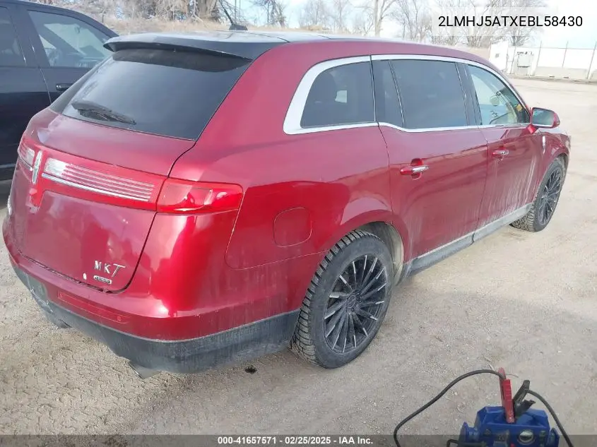 2014 Lincoln Mkt Ecoboost VIN: 2LMHJ5ATXEBL58430 Lot: 41657571