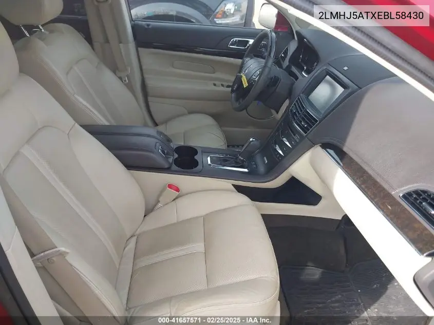 2014 Lincoln Mkt Ecoboost VIN: 2LMHJ5ATXEBL58430 Lot: 41657571