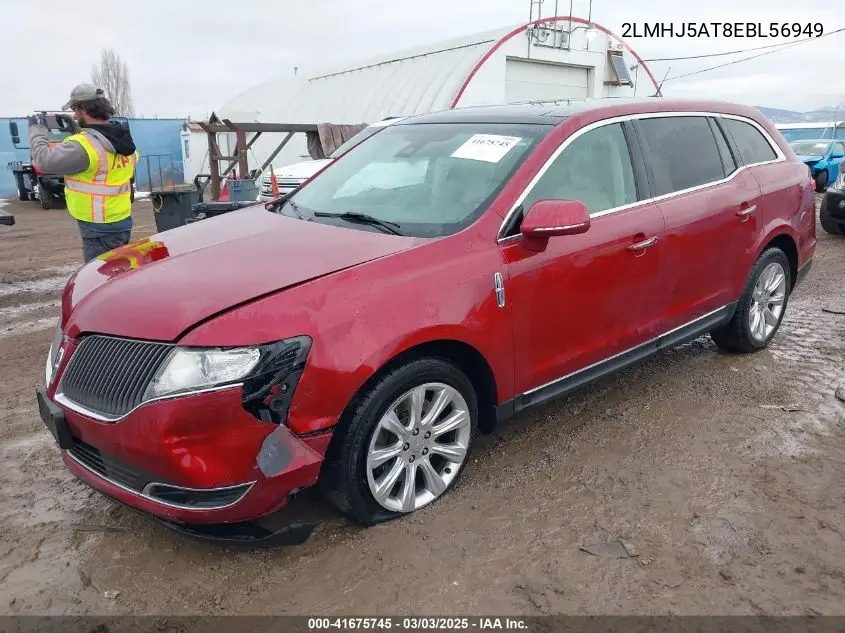2014 Lincoln Mkt Ecoboost VIN: 2LMHJ5AT8EBL56949 Lot: 41675745