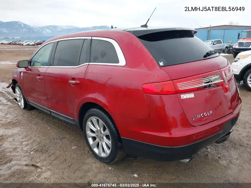 2014 Lincoln Mkt Ecoboost VIN: 2LMHJ5AT8EBL56949 Lot: 41675745