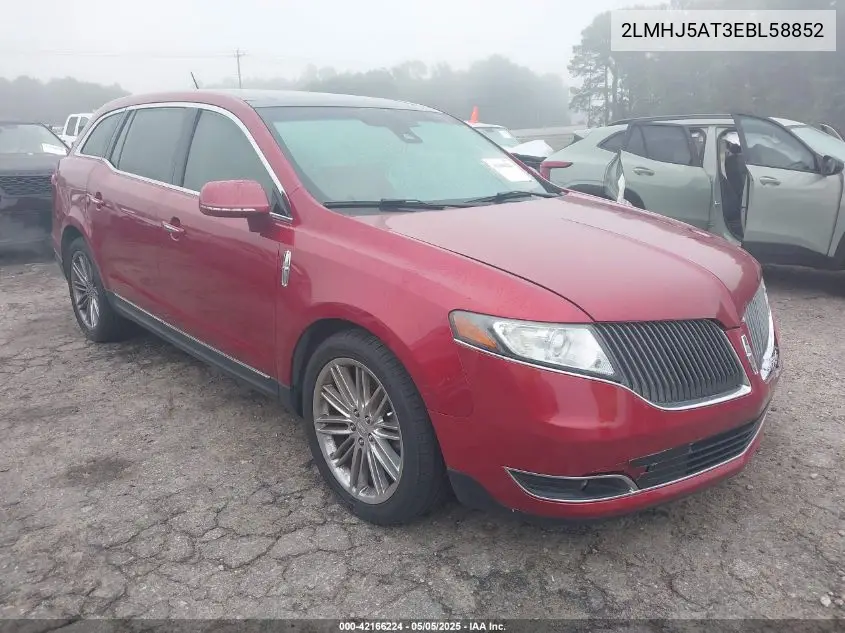 2014 Lincoln Mkt Ecoboost VIN: 2LMHJ5AT3EBL58852 Lot: 42166224