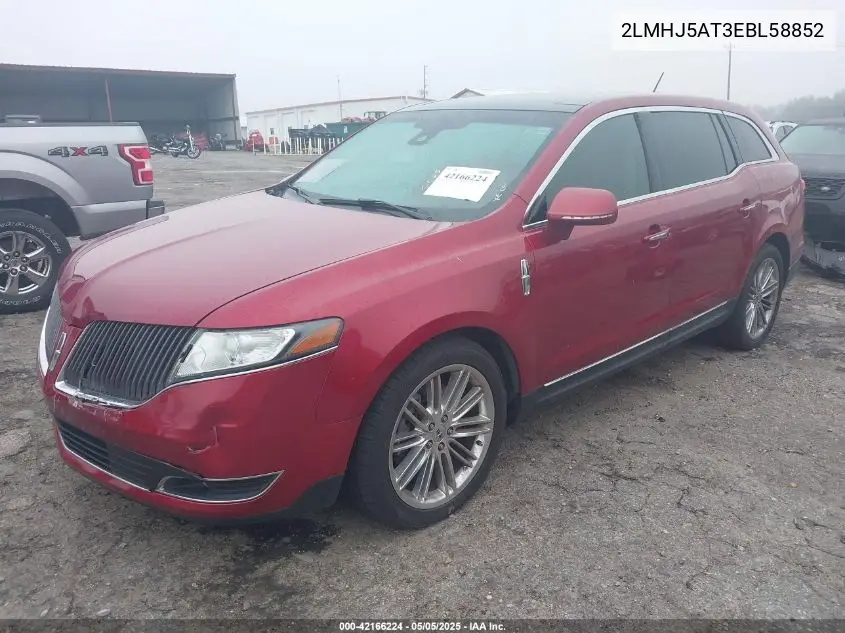 2014 Lincoln Mkt Ecoboost VIN: 2LMHJ5AT3EBL58852 Lot: 42166224