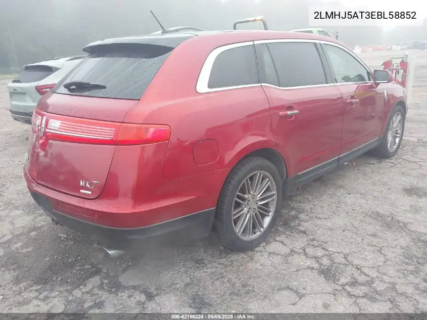 2014 Lincoln Mkt Ecoboost VIN: 2LMHJ5AT3EBL58852 Lot: 42166224