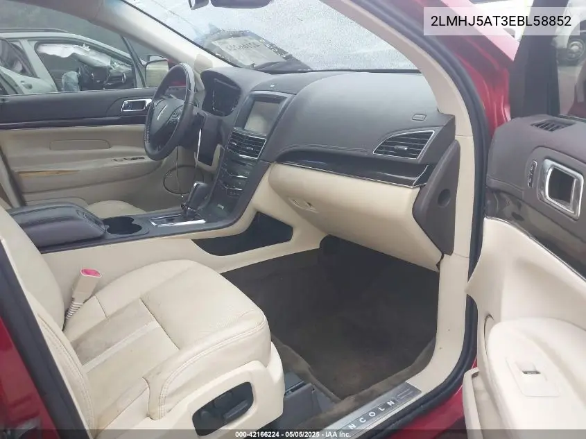 2014 Lincoln Mkt Ecoboost VIN: 2LMHJ5AT3EBL58852 Lot: 42166224