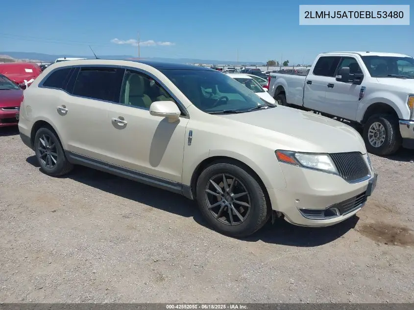 2014 Lincoln Mkt Ecoboost VIN: 2LMHJ5AT0EBL53480 Lot: 42552050